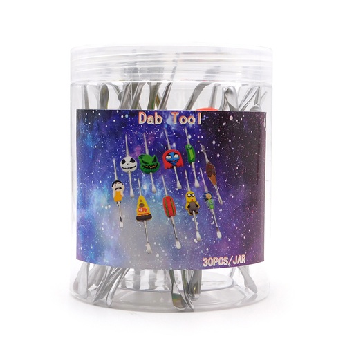 [Q-2843-03] METAL DABBER CONTAINER 30CT MULTI DESIGN (Character Mix)