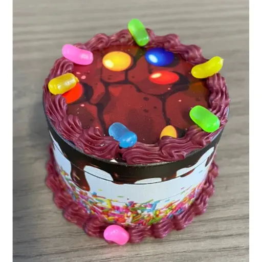 [Q-2327-16] GRINDER 63MM FAKE CAKE EDITION (Chocolate Cake Beans)