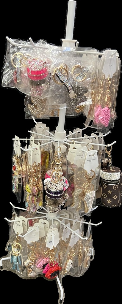 Jewelry Key Chain Stand Pre-Filled 90ct 