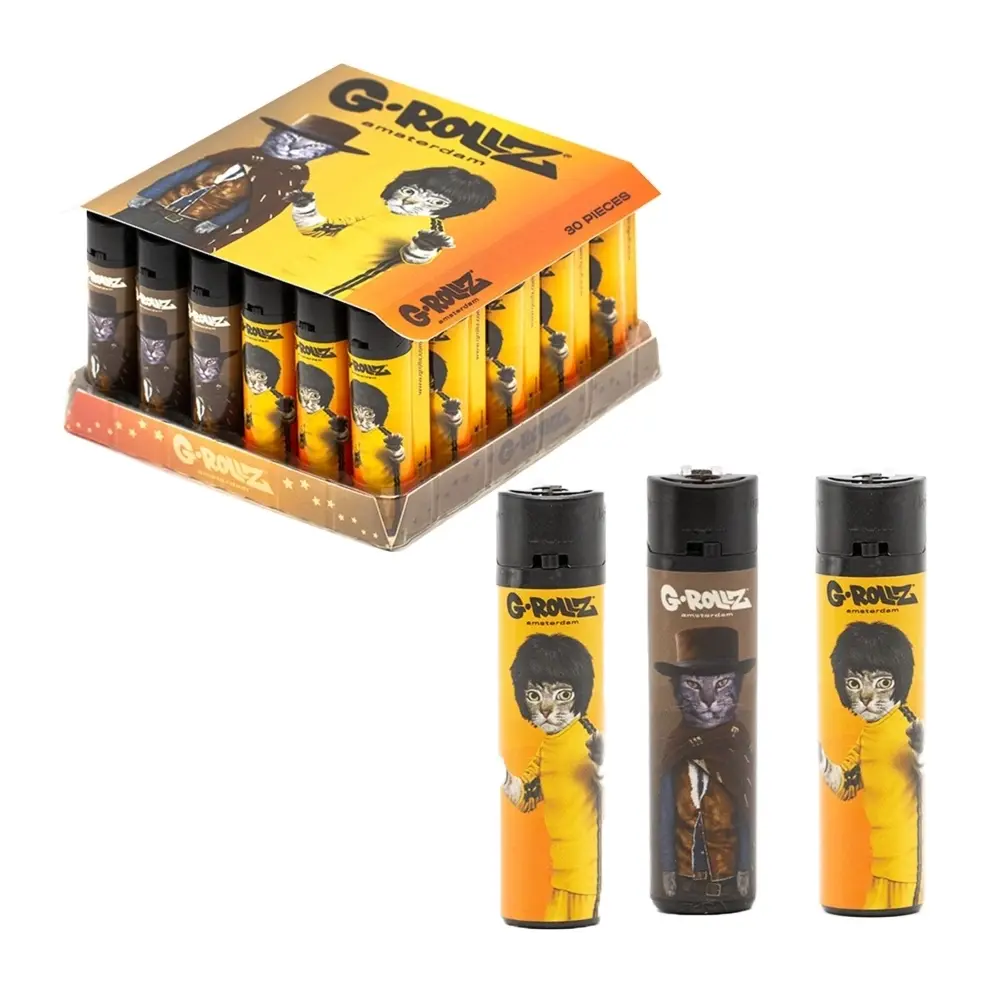 [Q-4360-08] G-Rollz | Banksy's Graffiti Lighters 30pcs in Display (Cats)