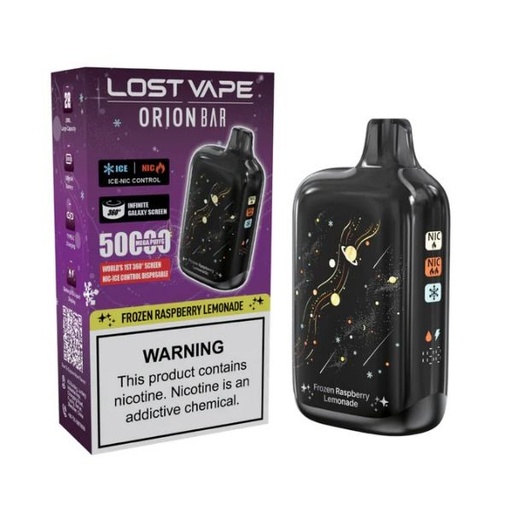 [Q-4714-05] LOST VAPE ORION BAR 50K PUFFS 5PK (Frozen Raspberry Lemonade)