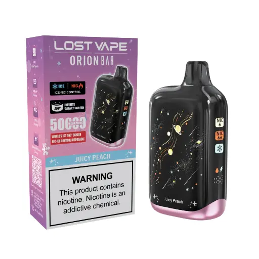 [Q-4714-07] LOST VAPE ORION BAR 50K PUFFS 5PK (Juicy Peach)