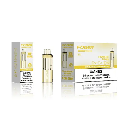 [Q-4718-05] Foger Switch Pro 30K POD 18ml 5PK (Strawberry Banana)