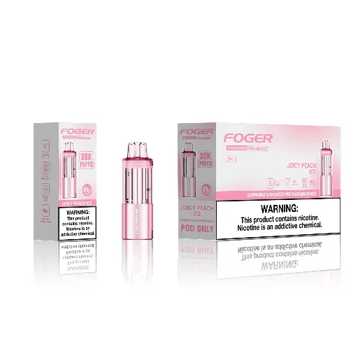 [Q-4718-08] Foger Switch Pro 30K POD 18ml 5PK (Juicy Peach Ice)