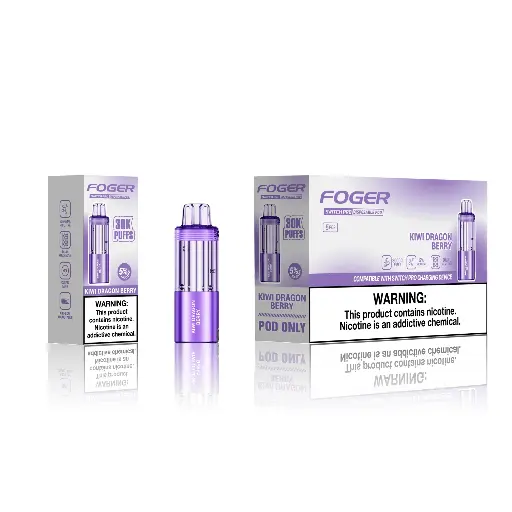 [Q-4718-14] Foger Switch Pro 30K POD 18ml 5PK (Kiwi Dragon Berry)