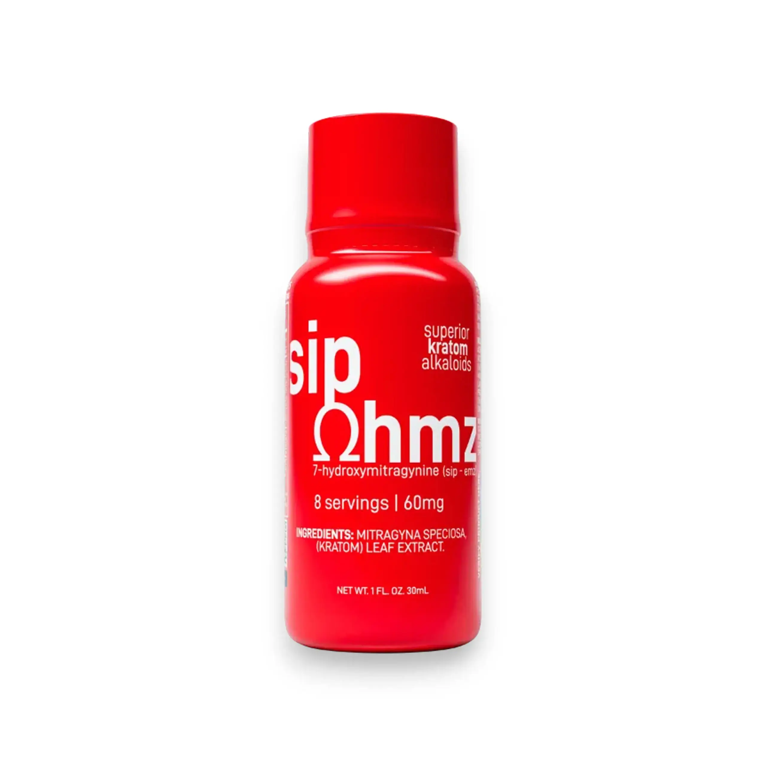 SIP OHMZ 7-HYDROXYMITRAGYNINE LIQUID SHOT 6 IN BOX