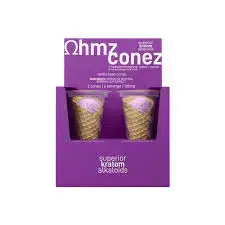 [Q-4723-02] EAT OHMZCONEZ 7-HYDROXYMITRAGYNINE CONEZ 1PK 12 IN BOX (Vanilla)