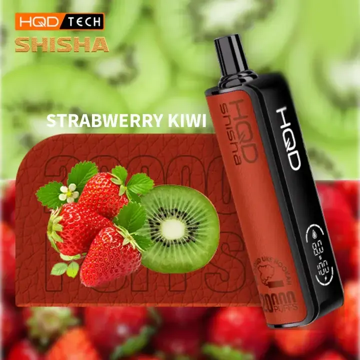 [Q-4726-05] HQD SHISHA Disposable Vapes 18ML 5PK 20K Puff (Strawberry Kiwi)