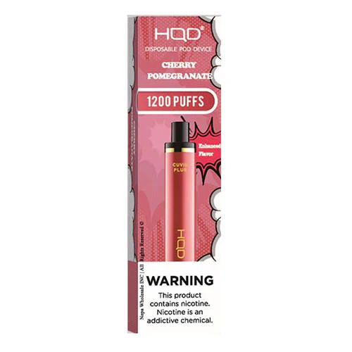 [Q-4725-30] HQD CUVIE Plus Disposable Vapes 5ML 6PK 1200 Puff (Cherry Pomegranate)