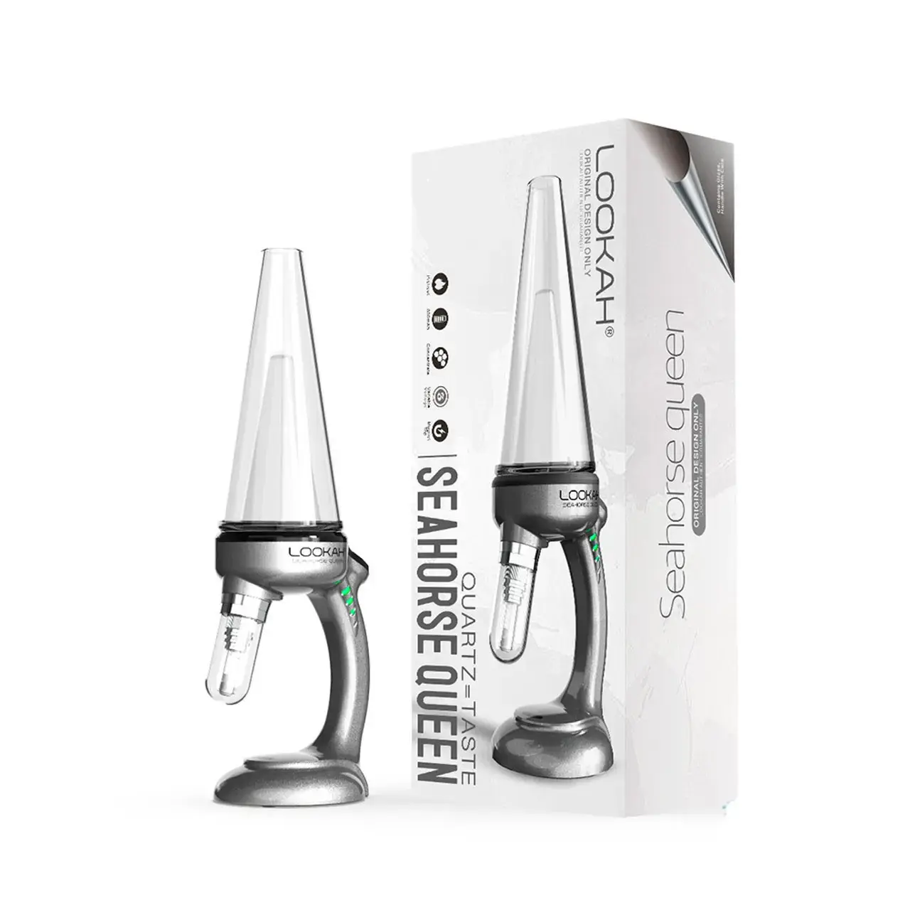 [Q-4782-06]  Lookah Seahorse Queen 800mAh VV Electric Nectar Collector (Gray)