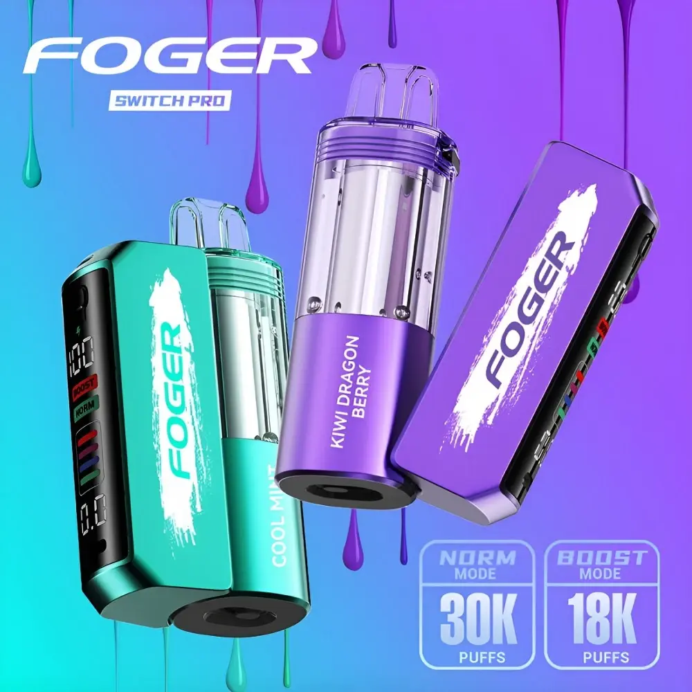 [Q-4701-19] Foger Switch Pro 30K Disposable 18ml 5PK (Icy Mint)