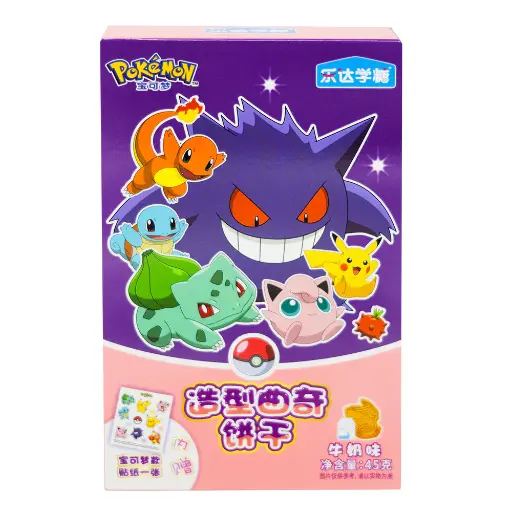 [Q-4949] Exotic Pokémon Cookies 45G 12PK (CHOCOLATE)