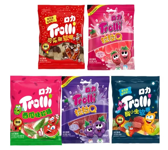 [Q-4953-01] Exotic Trolli Gelatin Candy 10PK (Watermelon)