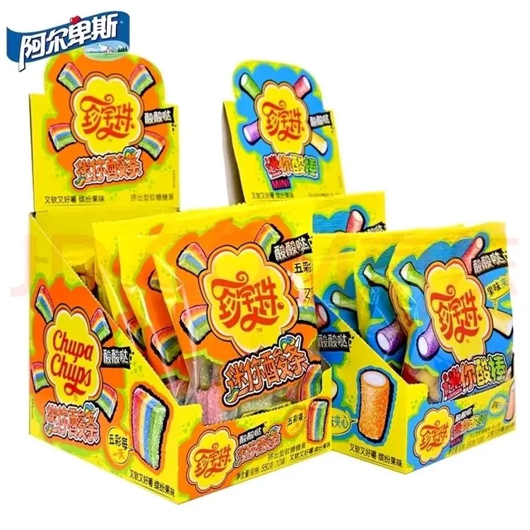 Exotic Chupa Chups Mini Gummy 55G 10PK A Box
