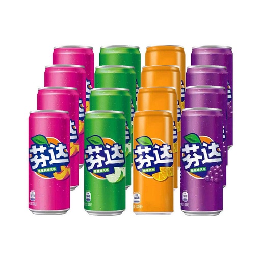 [Q-4997-02] Exotic Drink Fanta Can 330ml 12PK (Grape)