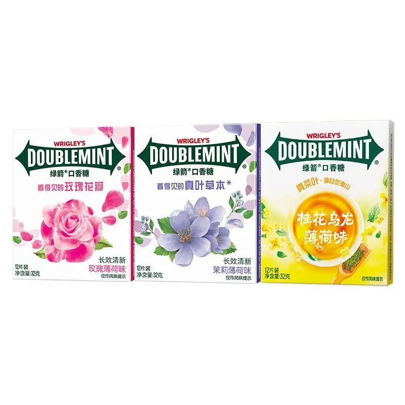 [Q-5011-02] Double Mint Gum 32G 10PK (Jasmine mint)