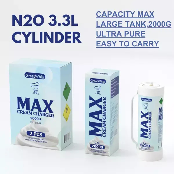 [Q-4797-10] GREAT WHIP 2000G 3.3L 2PK  (Culinary/Food Purposes Only) (Passion Fruit)