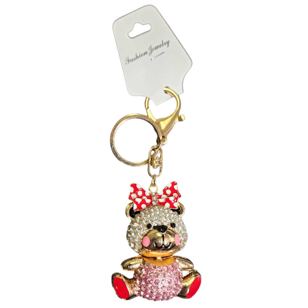 [Q-2686-20] KEY CHAIN CRYSTAL (baby Bear)