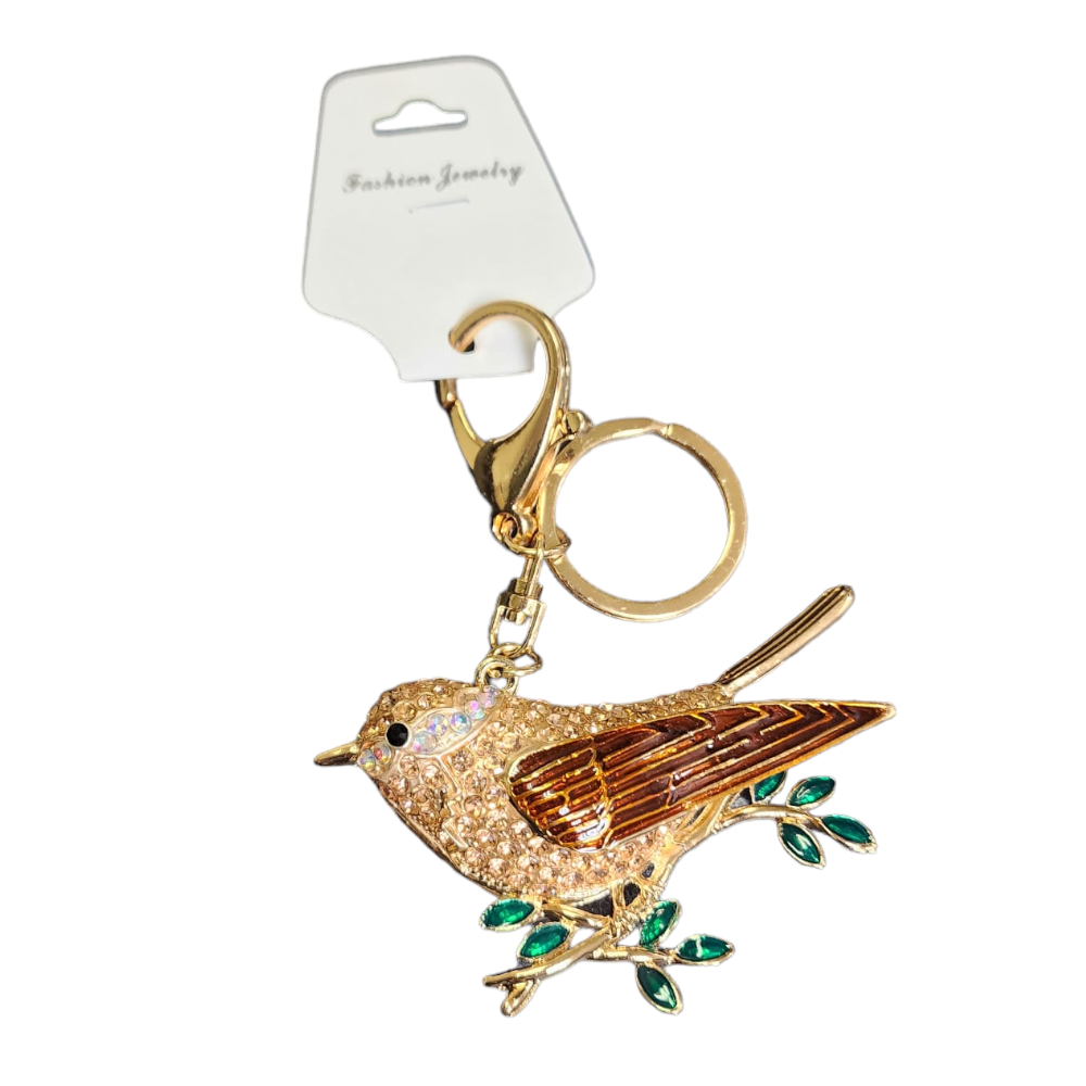 [Q-2686-14] KEY CHAIN CRYSTAL (Bird)