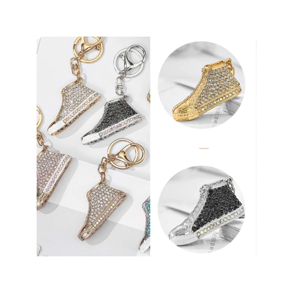 [Q-2686-19] KEY CHAIN CRYSTAL (High Top Sneakers)