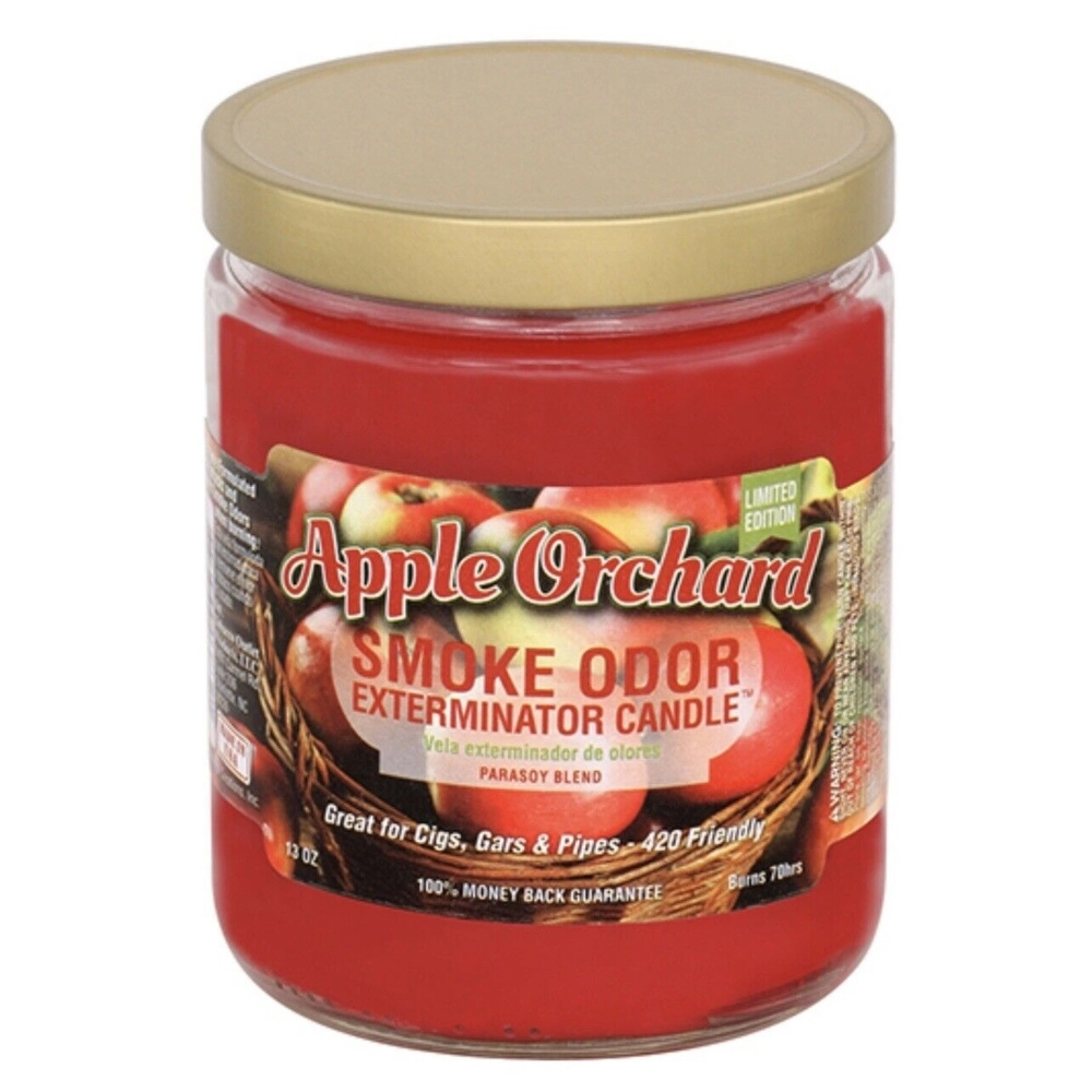 [Q-3568-60] SMOKE ODOR CANDLE 13OZ (Apple Orchard)