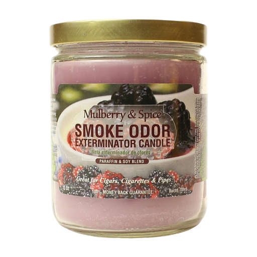 [Q-3568-13] SMOKE ODOR CANDLE 13OZ (Mulberry Special)