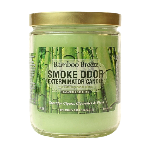 [Q-3568-17] SMOKE ODOR CANDLE 13OZ (Bamboo breeze)