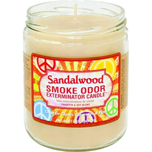 [Q-3568-20] SMOKE ODOR CANDLE 13OZ (Sandlwood)