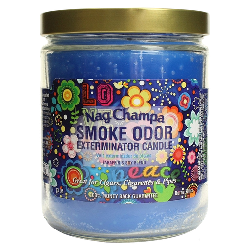 [Q-3568-21] SMOKE ODOR CANDLE 13OZ (Nag Champa)