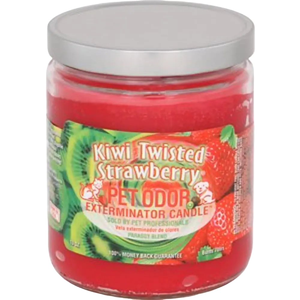 [Q-3568-31] SMOKE ODOR CANDLE 13OZ (Kiwi Twisted Strawberry)