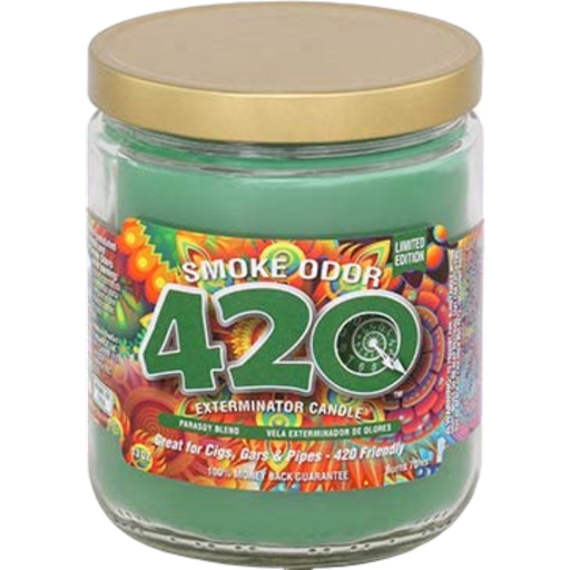 [Q-3568-37] SMOKE ODOR CANDLE 13OZ (420)