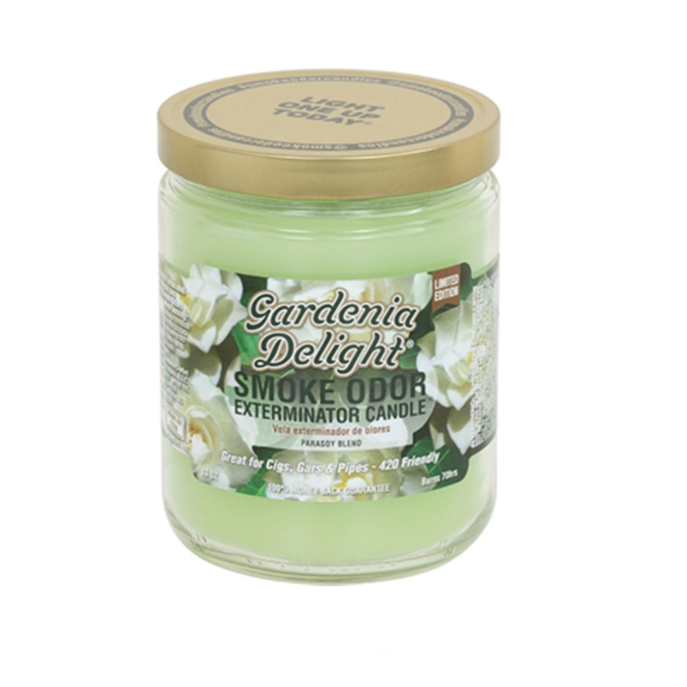 [Q-3568-49] SMOKE ODOR CANDLE 13OZ (Gardenia)