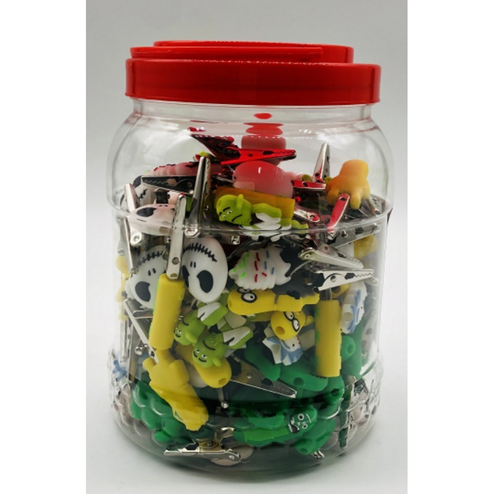 [Q-2845] METAL CLIP 150ct MULTI DESIGN 