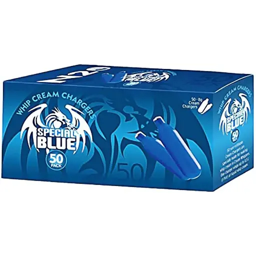 [Q-3609] SPECIAL BLUE CREAM CHARGERS 50PK  (Culinary/Food Purposes Only)