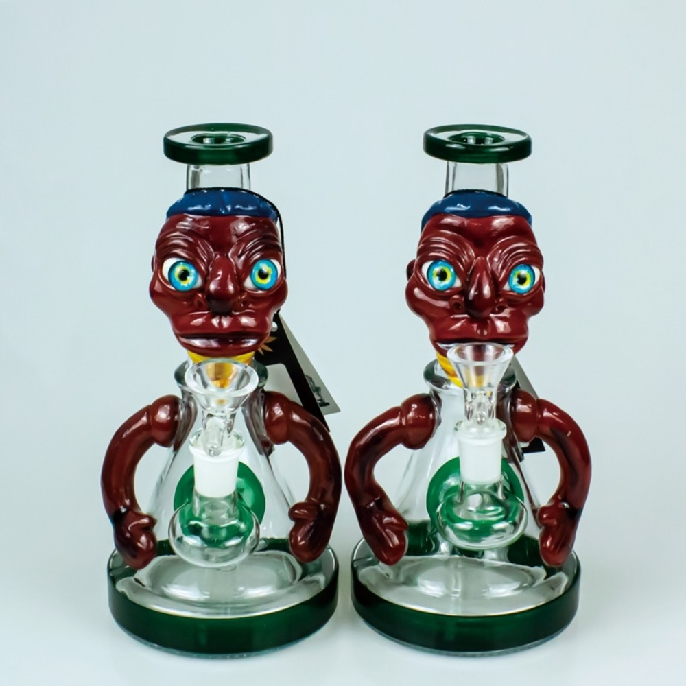 [Q-3981] WATERPIPE CYCLOPS CRITTER: SMALL SIZE ONE-EYED GREEN MONSTER EDITION