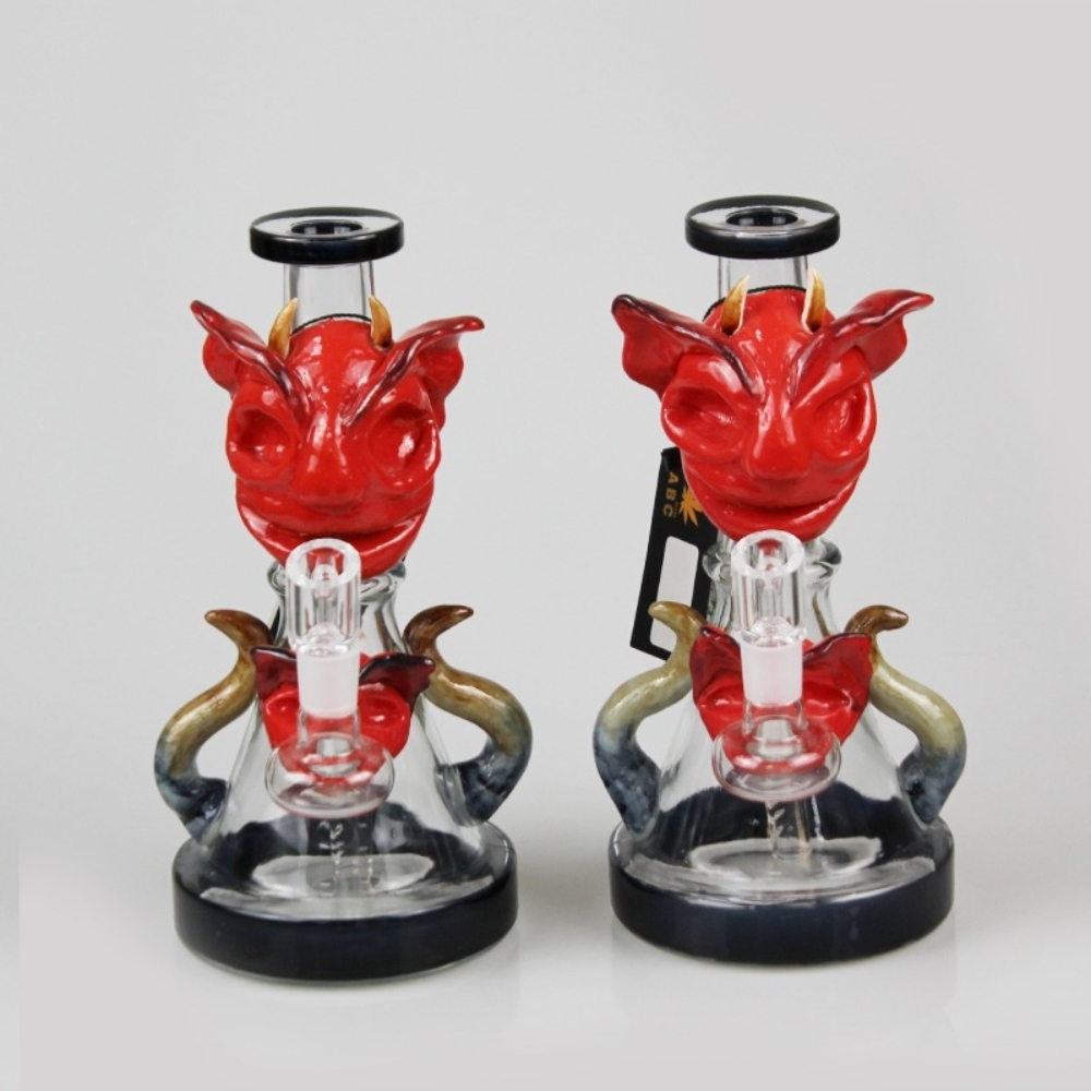 [Q-3989] WATERPIPE INFERNO: SMALL SIZE RED DEVIL EDITION
