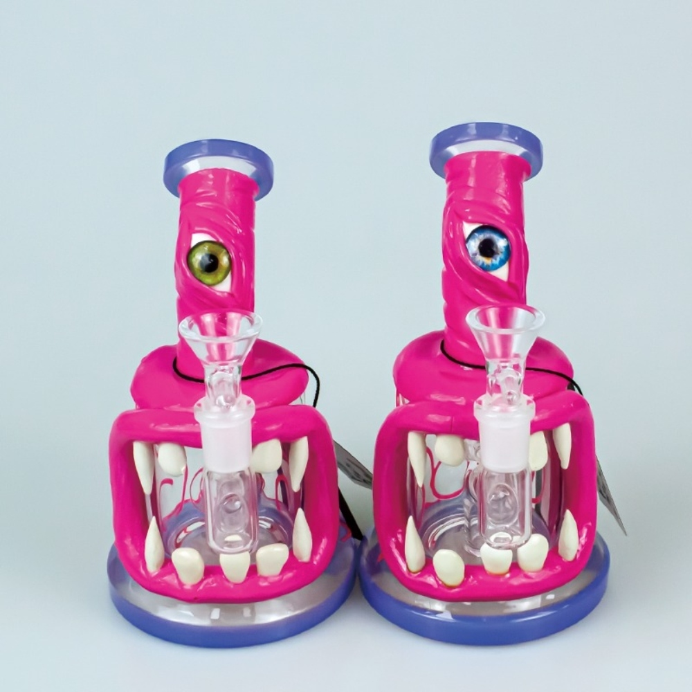 [Q-3991] WATERPIPE MINI MENACE: SMALL SIZE TINY VENOM WITH VARIED EYES EDITION