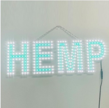 [Q-4082] WINDOW SIGN 8*24" HEMP