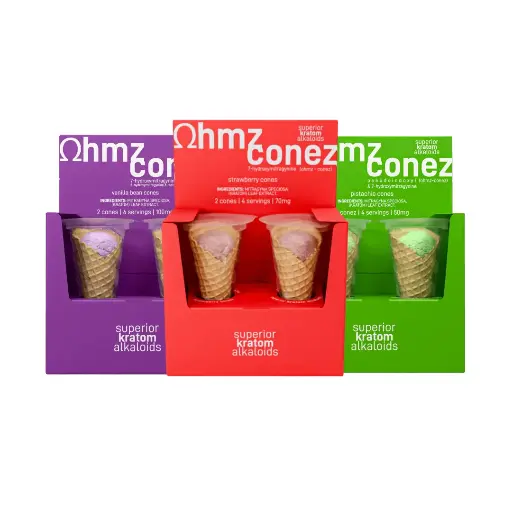 EAT OHMZCONEZ 7-HYDROXYMITRAGYNINE CONEZ 2PK 8 IN BOX