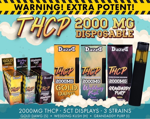 DAZED THCP 2G DISPOSABLE