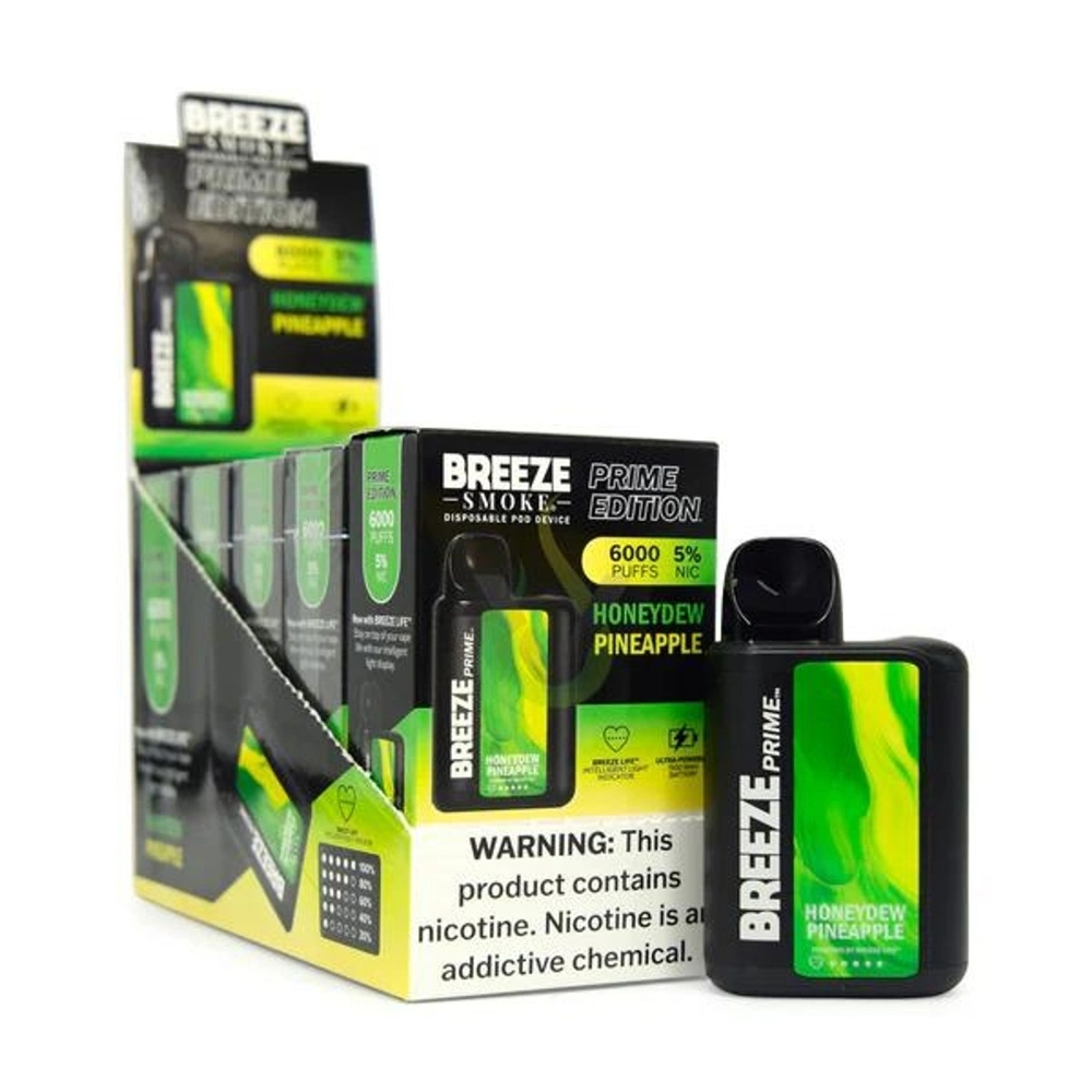 BREEZE PRIME EDITION 6000PUFF 5PK 10ML