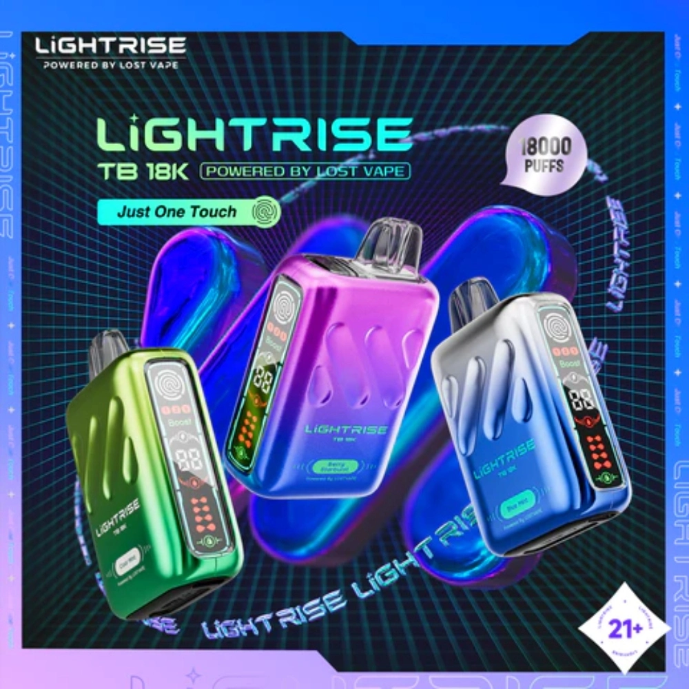 LOST VAPE LIGHTRISE TB 18K PUFF 5PK 18ML