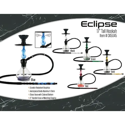 [Q-2581] HOOKAH B.Y.O. 17" ECLIPSE 1 HOSE