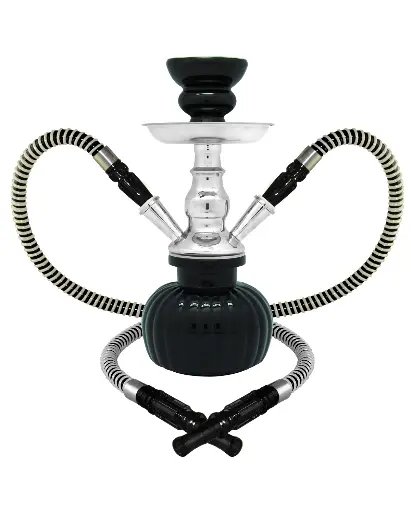 [Q-2576] HOOKAH 9" PETITE 2 HOSE PREMIUM BOX