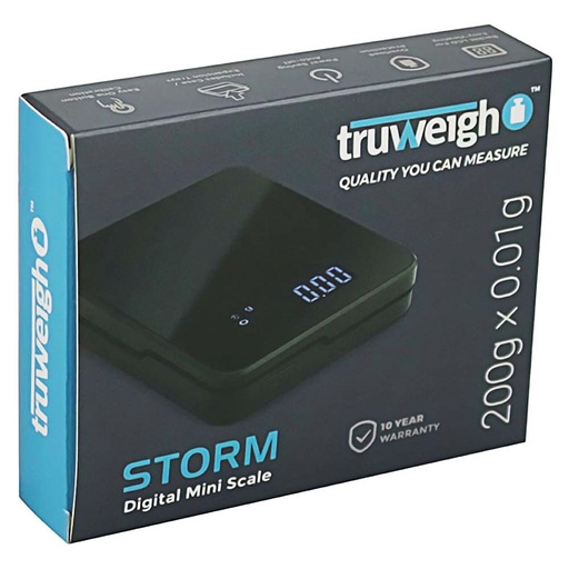 [Q-3759] TRUWEIGH STORM MINI SCALE 200G X X0.01G - RED