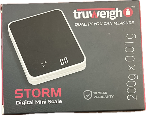 [Q-3760] TRUWEIGH STORM MINI SCALE 200G X X0.01G - WHITE