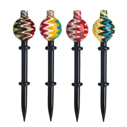 [Q-1674] DABBER 4.9" 2 IN 1 DABBER-CAP