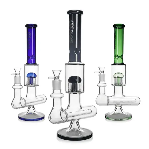 [Q-3906] WATERPIPE 14.5" INCLINE PERC AND 8 TREE ARMS PERC