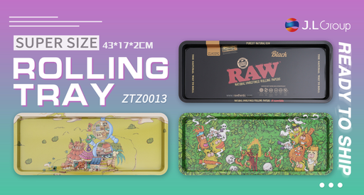 [Q-3654] Square rolling tray 43*17cm