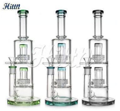 [Q-4428]  Double Showerhead Percs 12 inches Mixed colors